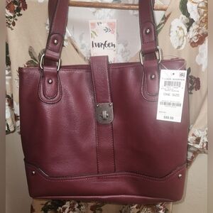 Style & Co. Deep Red Tote Bag